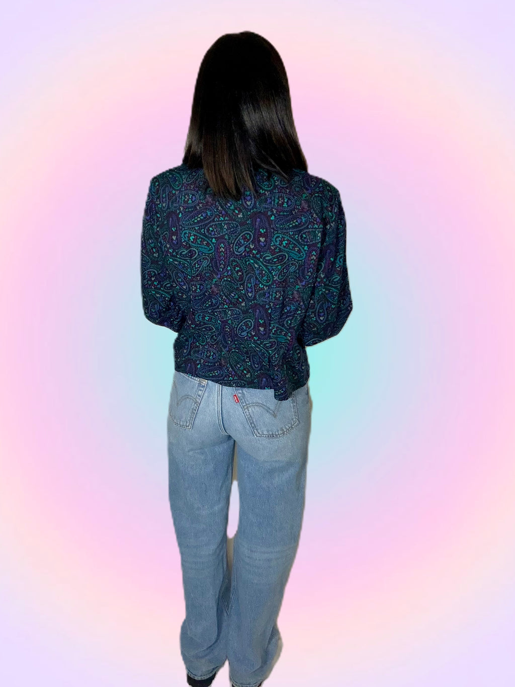 Paisley print blouse