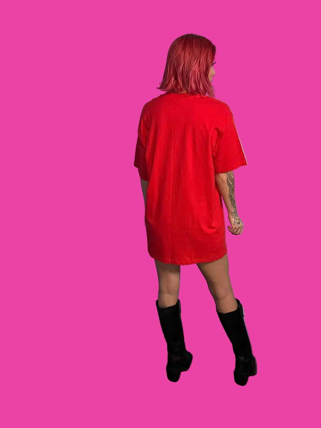 Red Ferrari oversized T shirt
