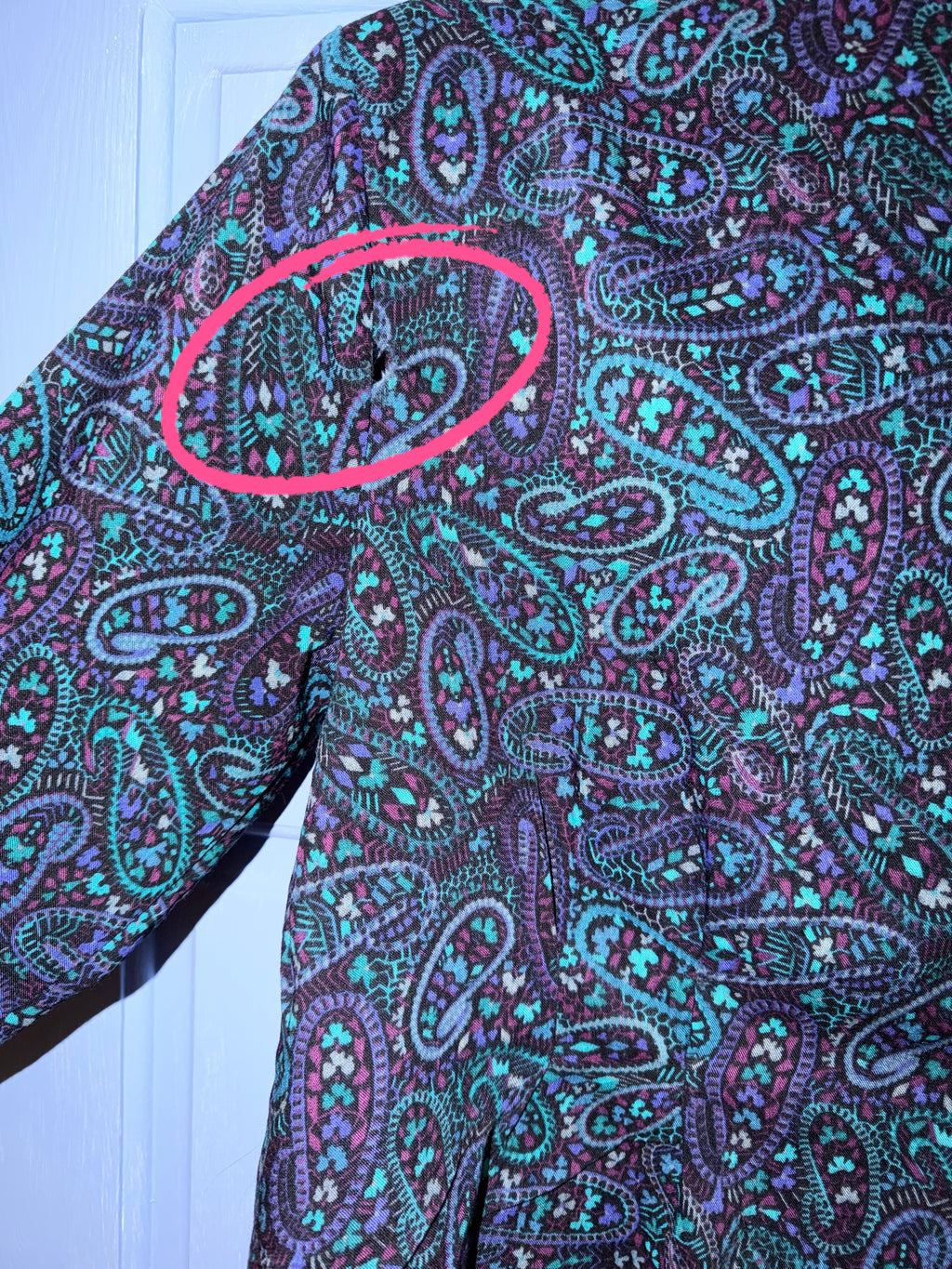 Paisley print blouse