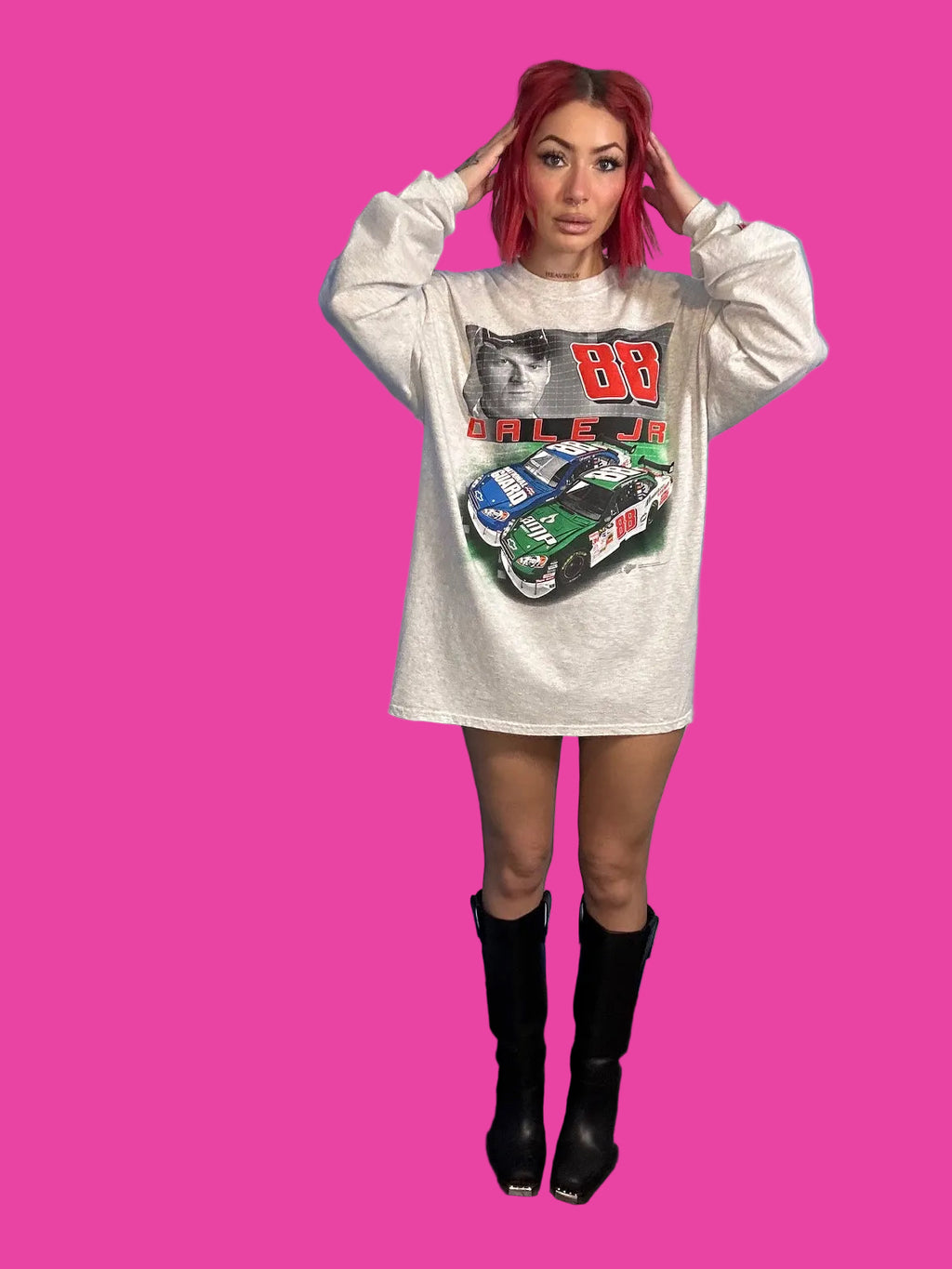 Oversized NASCAR T shirt dress
