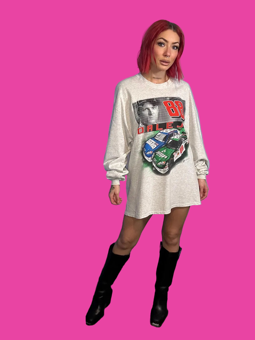 Oversized NASCAR T shirt dress