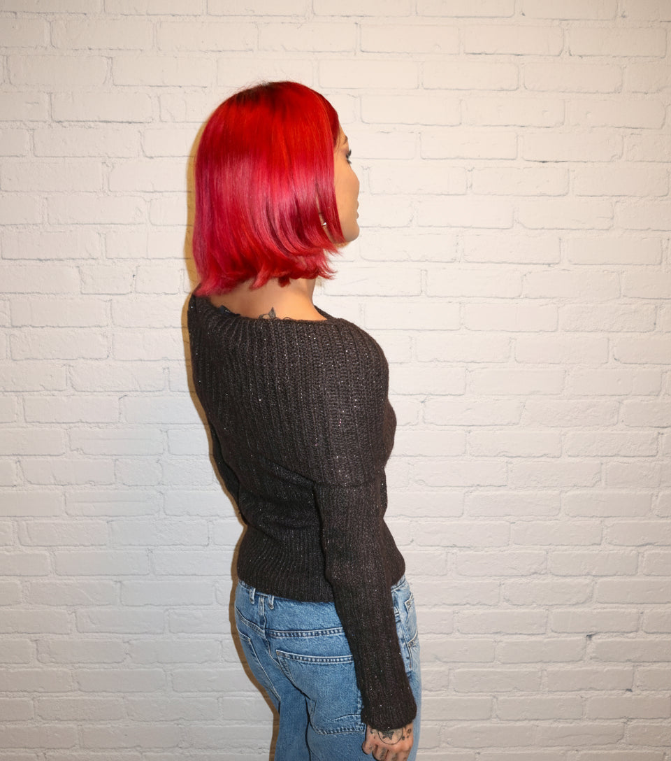 Grey sparkle sweater