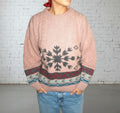 Festive chunky knit sweater